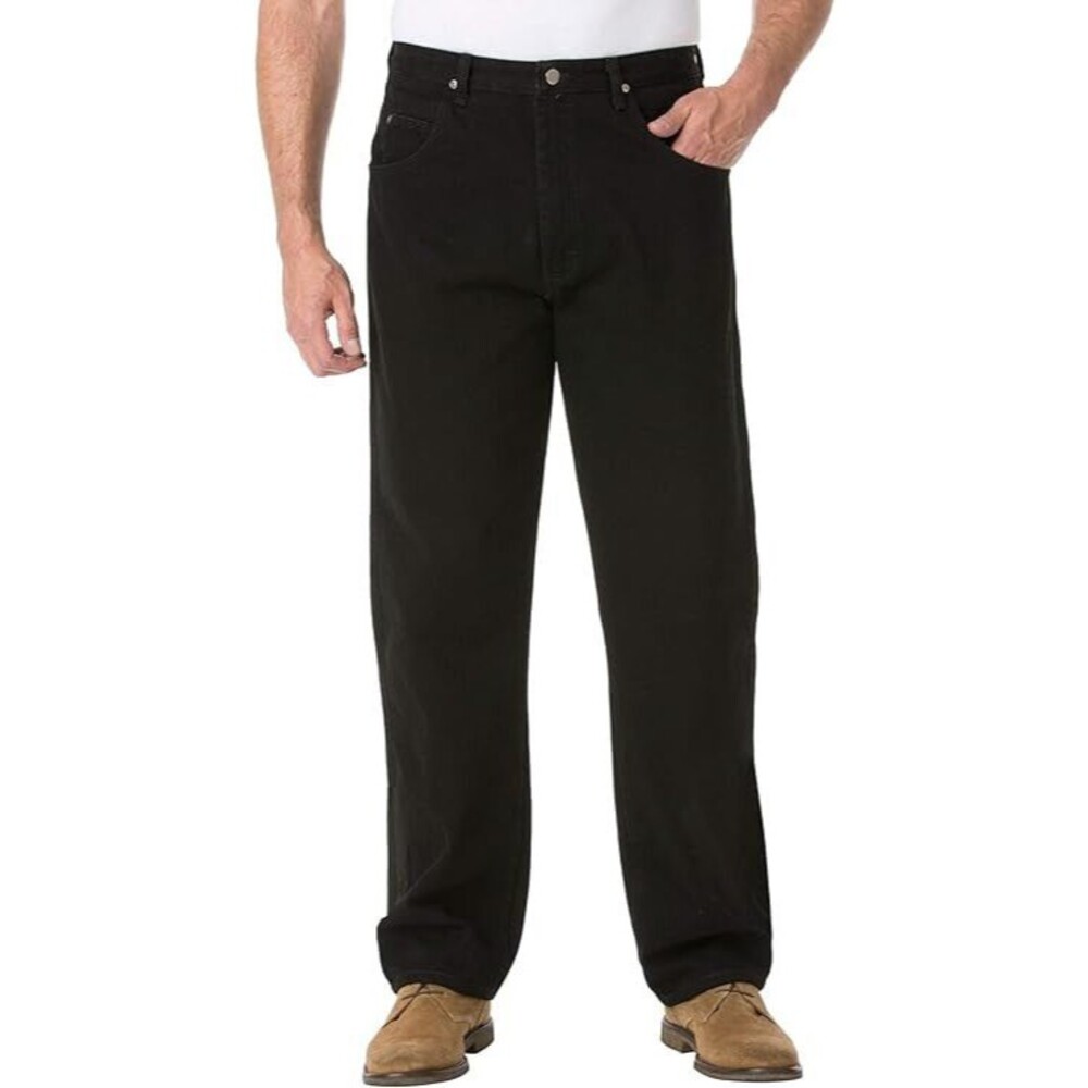 Wrangler Trail Trekker Relaxed Fit jeans, Overdyed Black, 46W x‎ 30L